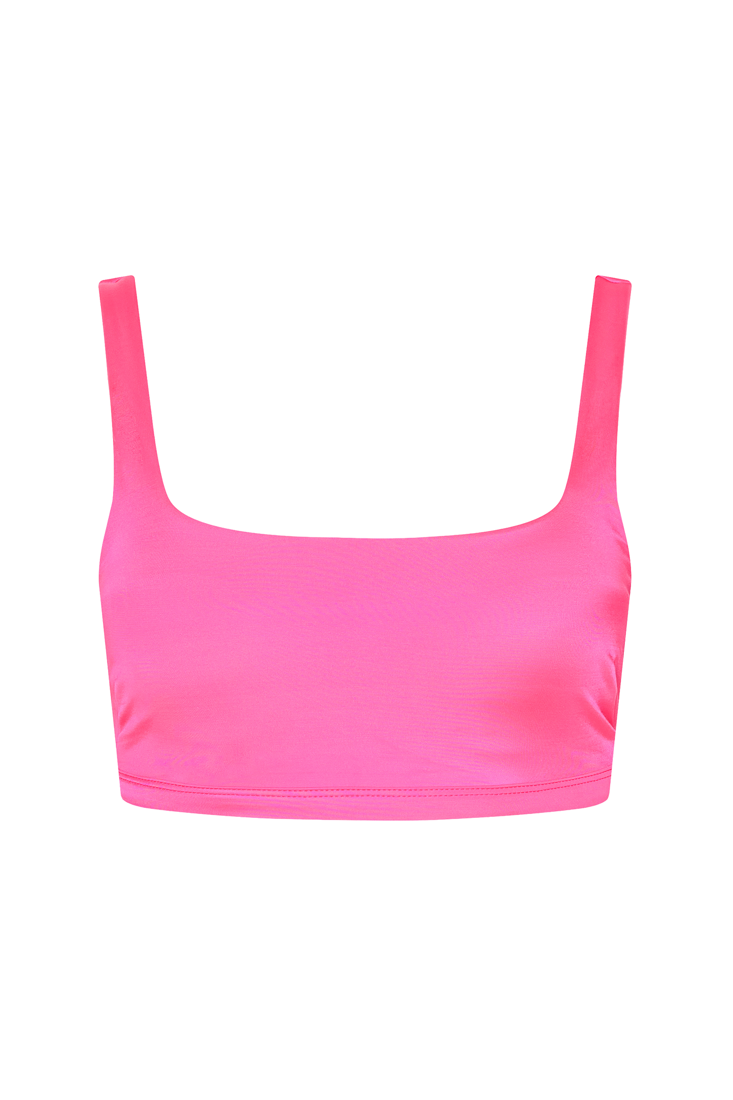 Square Neck Bikini Top | Smooth Dragonfruit