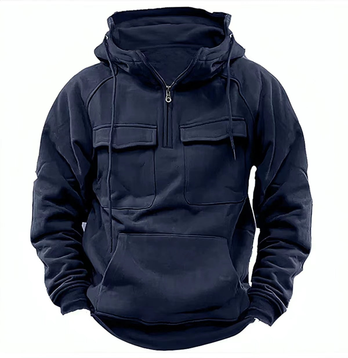 Men's Zip-Up Hoodie Sweatshirt – Casual Everyday Hoodie