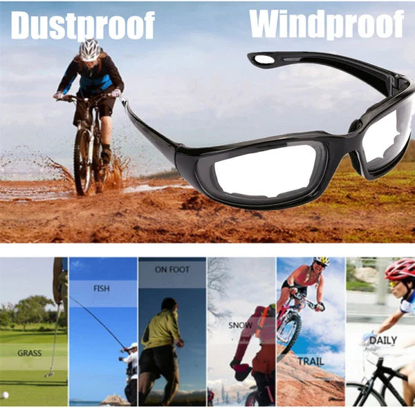 UV400 Riding Goggles | Wind-Resistant Motorcycle & Outdoor Sport Glasses