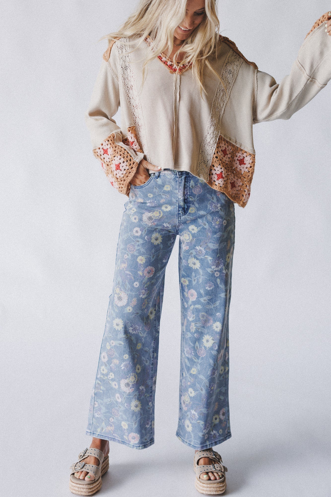 Botanical Garden Pants - Denim - Pre Order