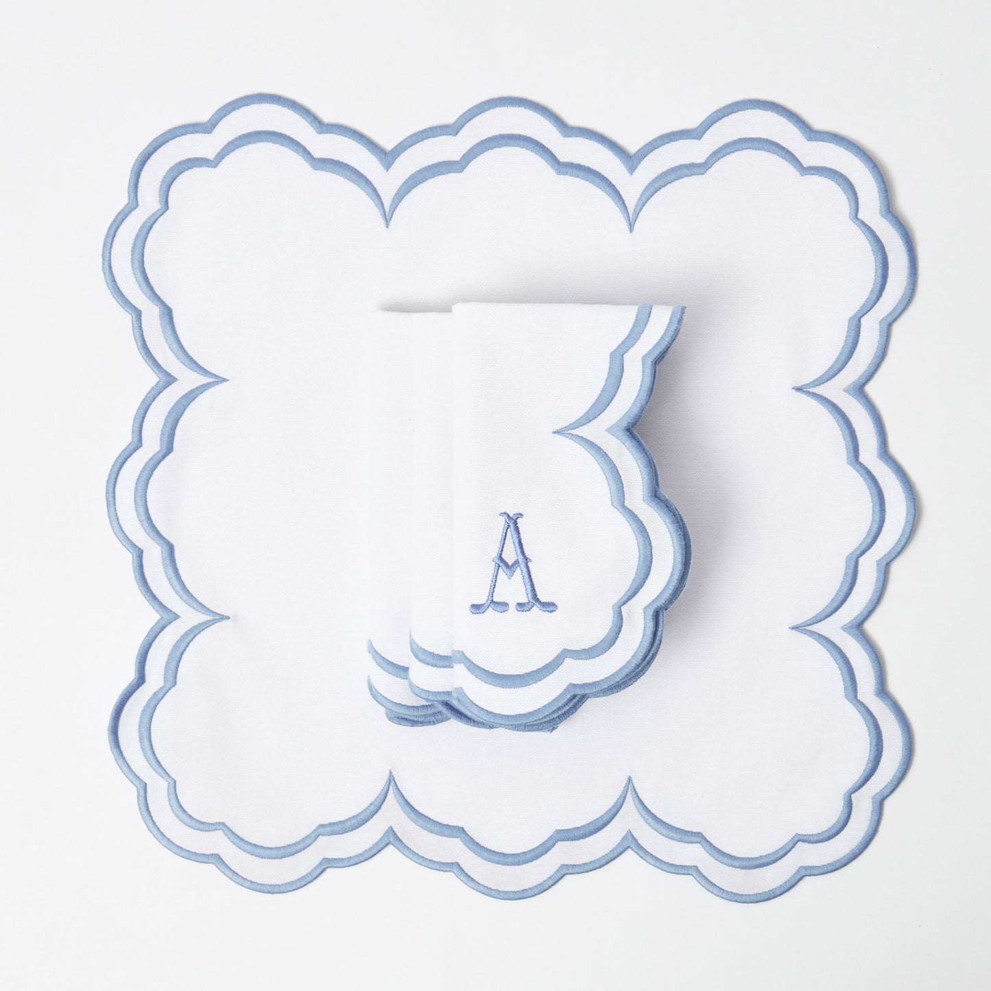 White Serena Napkins (Set of 4)