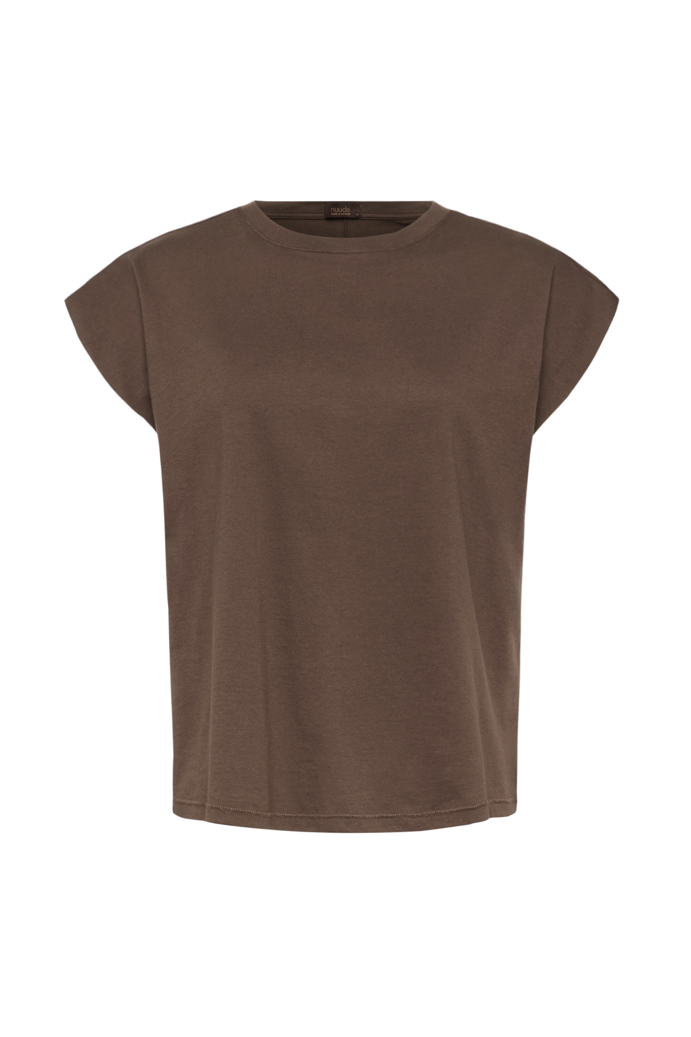 Soft Cotton Muscle Tee | Coffee