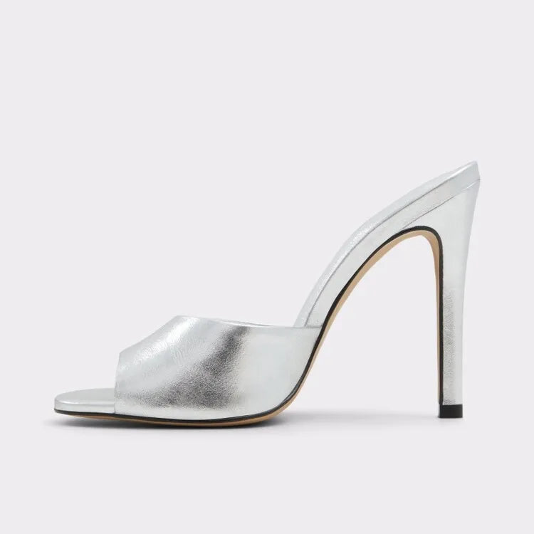 2025 New Arrival Latest Summer Extreme High Heel Sandals for Ladies Big Size 42 Talons Haut Sexy Escarpins PU Insole Outdoor