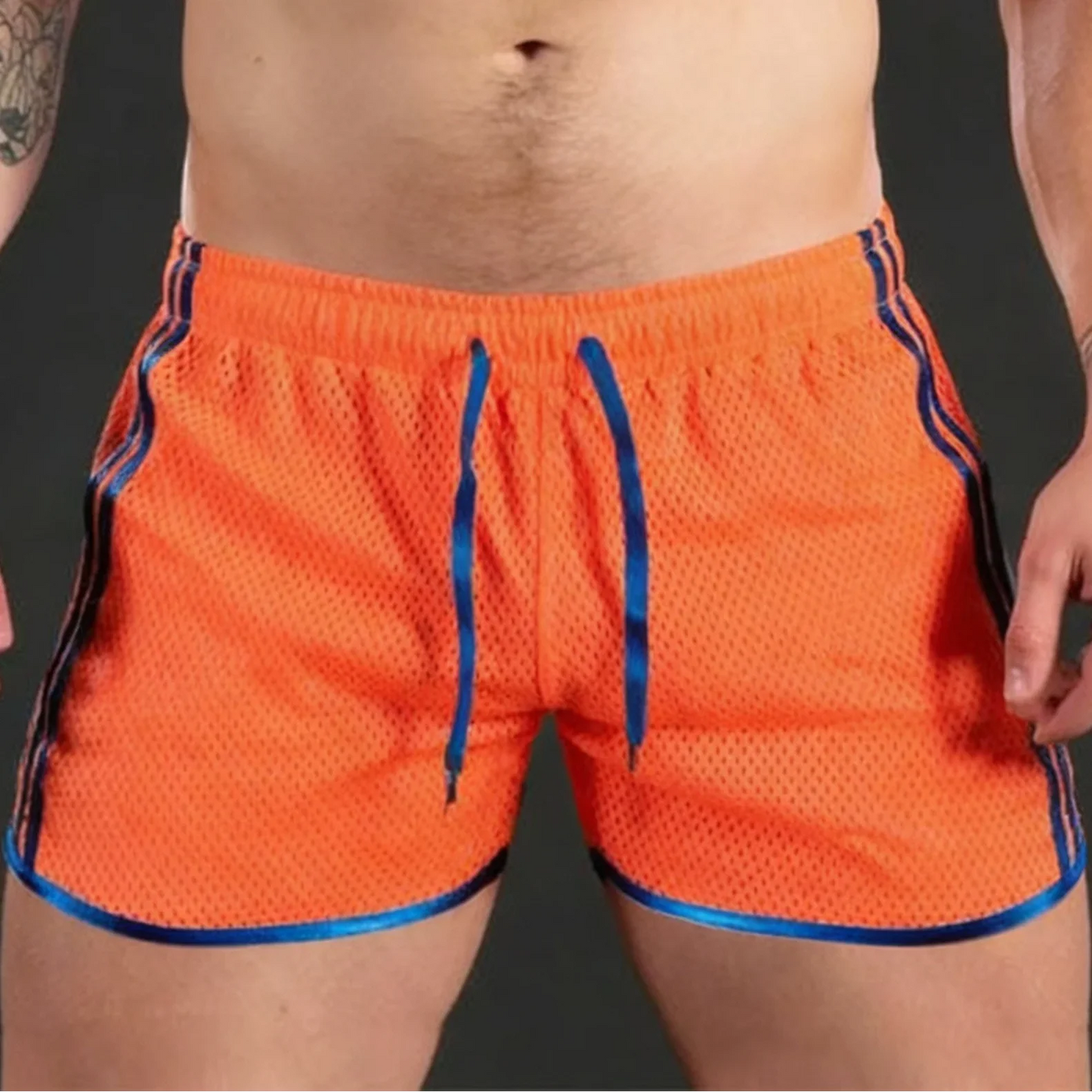 Men's Quick-Dry Mesh Sports Shorts – Breathable Training & Swim Shorts