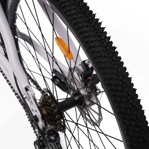26" Foldable Mountain Bike for Men - 21-Speed All-Terrain Commuter with Dual Disc Brakes