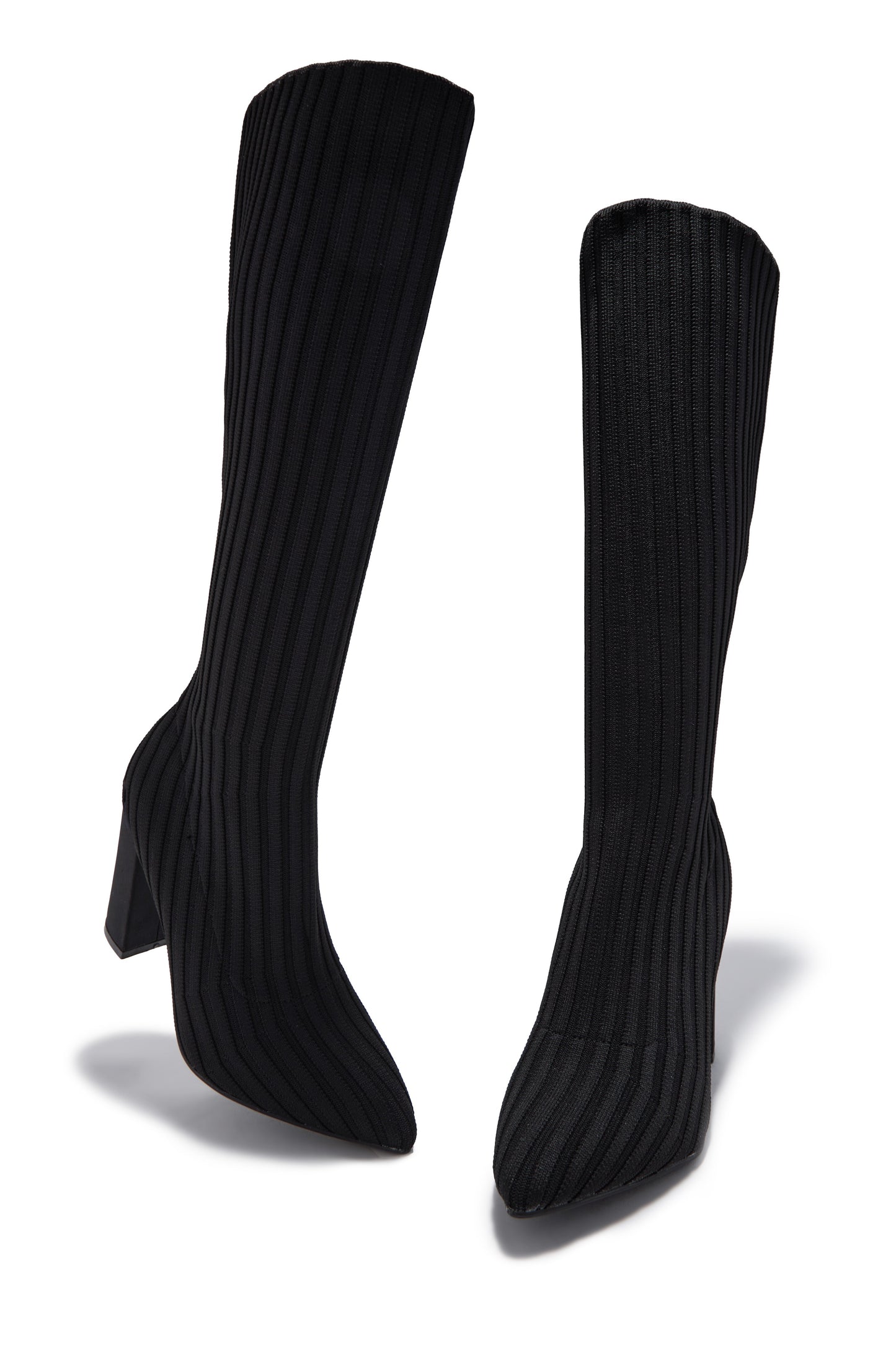 Shanelle Block Heel Boots - Black