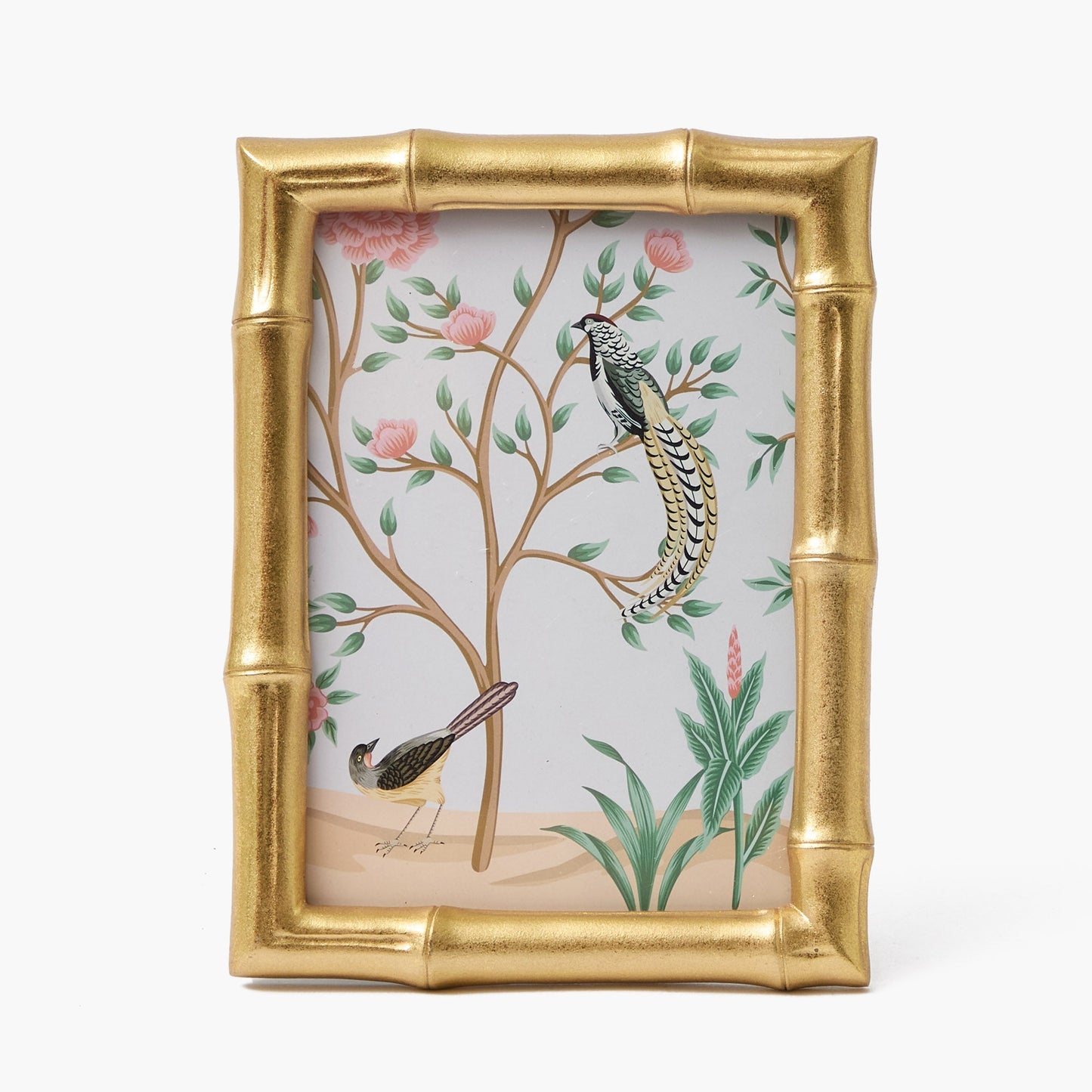 Gold Bamboo Photo Frames (Set of 2)