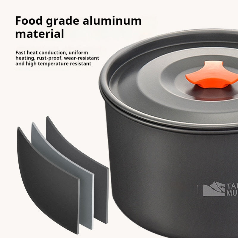Aluminum Alloy Camping Cookware Set – 3 Piece