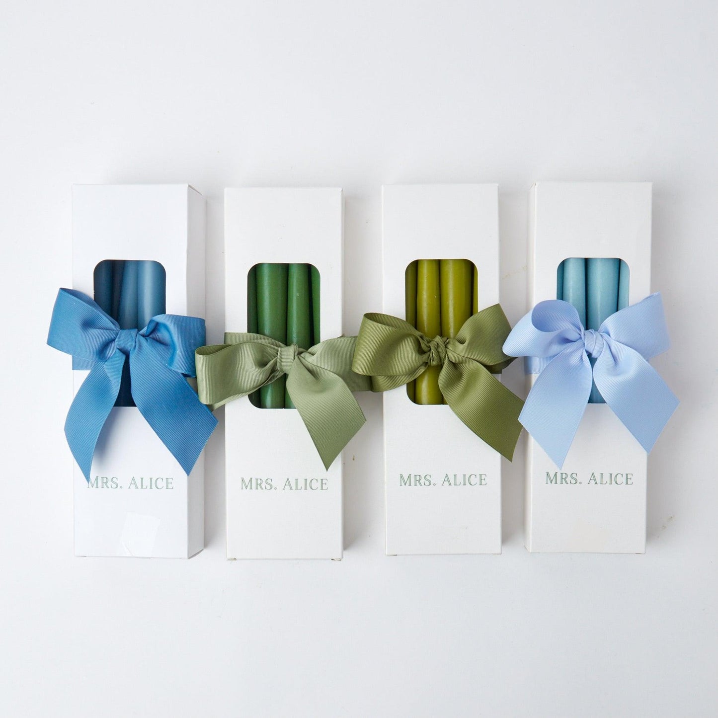Forest Green Candles (Set of 8)