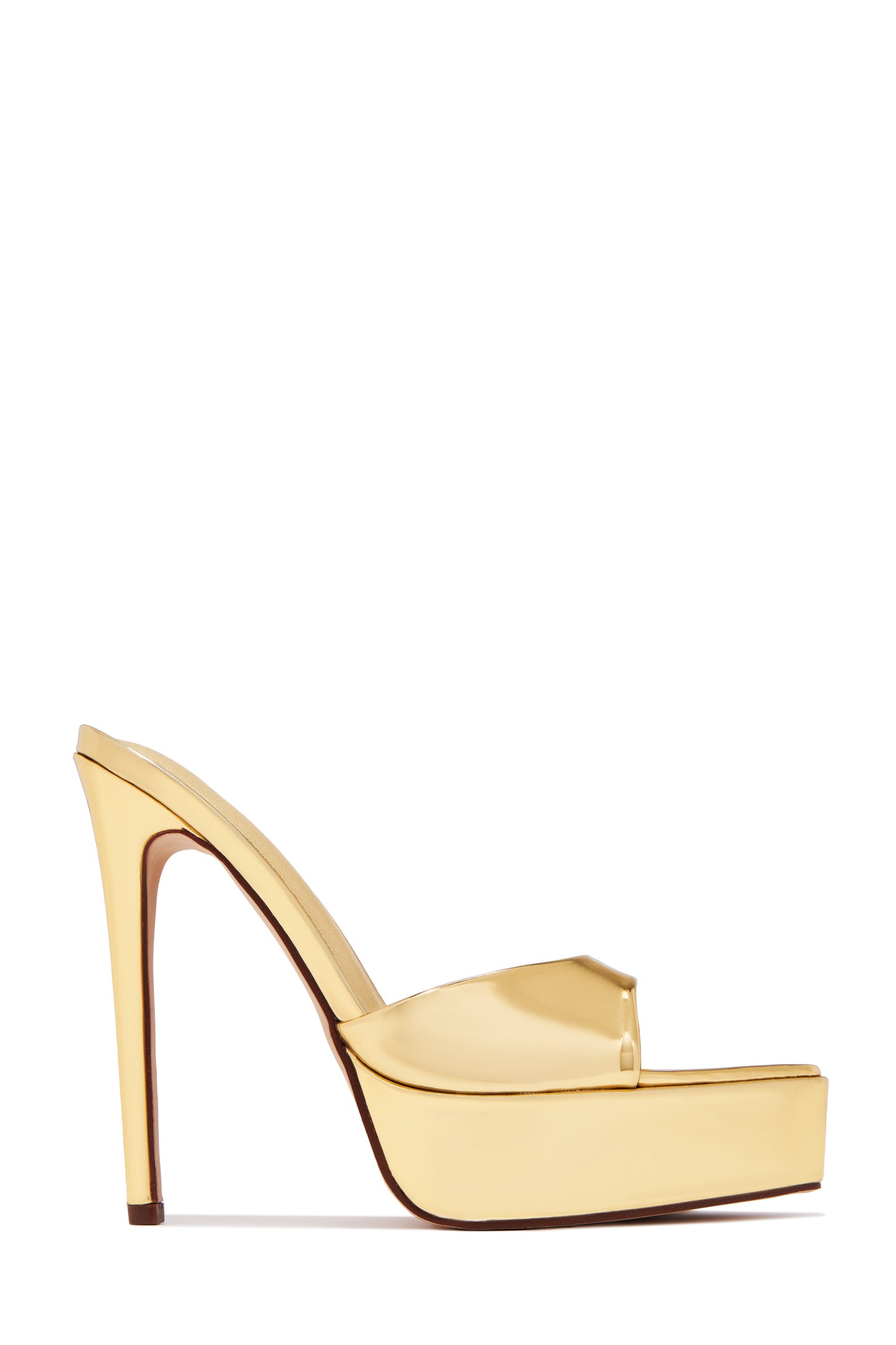 Stassi Platform Heels - Gold