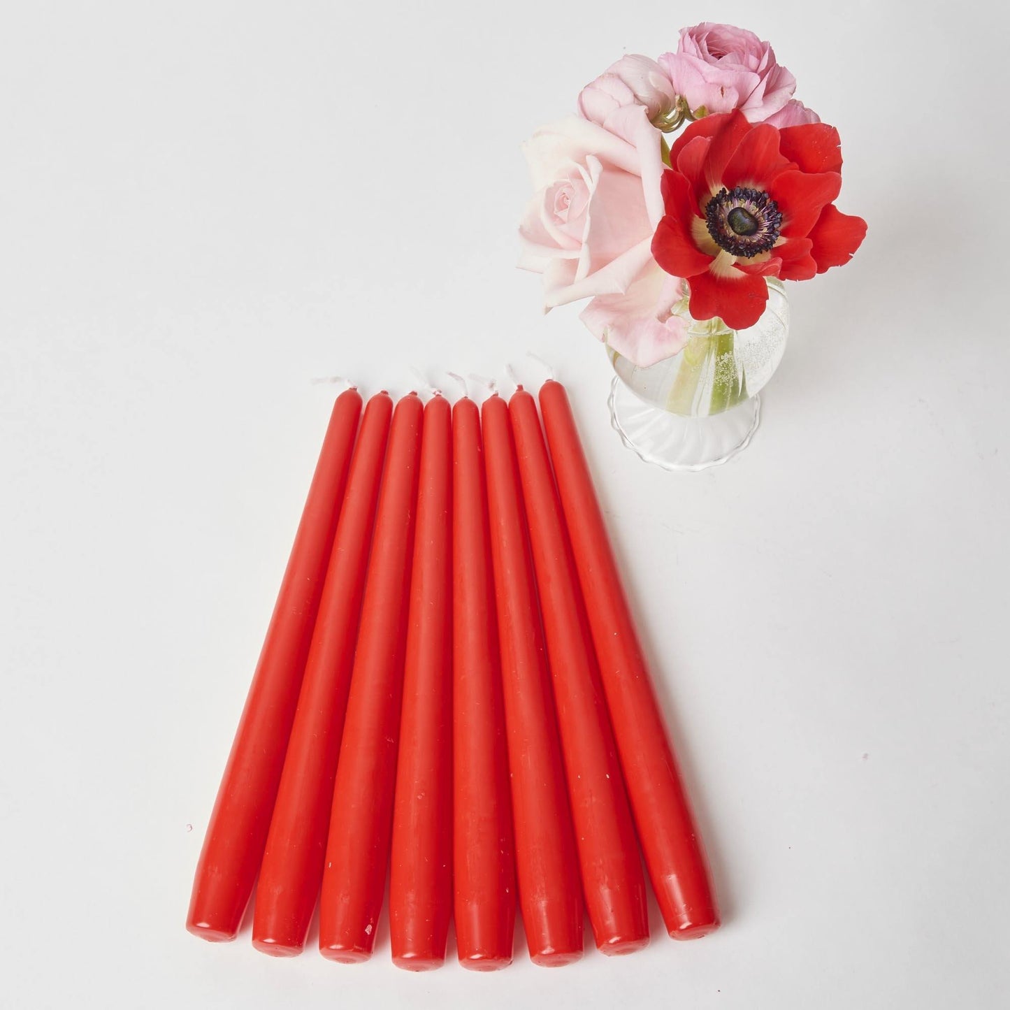 Red Candles (Set of 8)