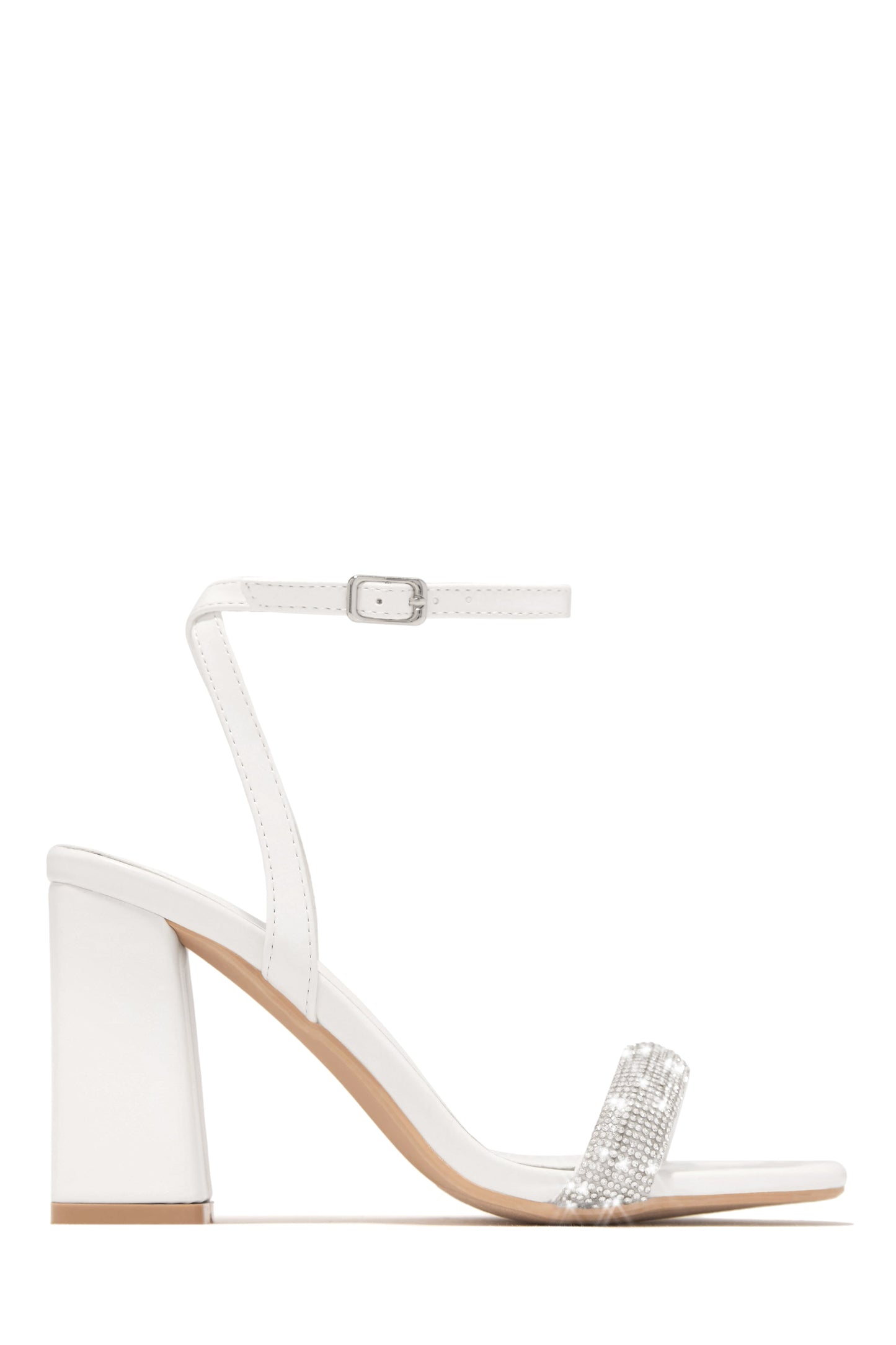 Devine Dreams Embellished Chunky Heels - Pink