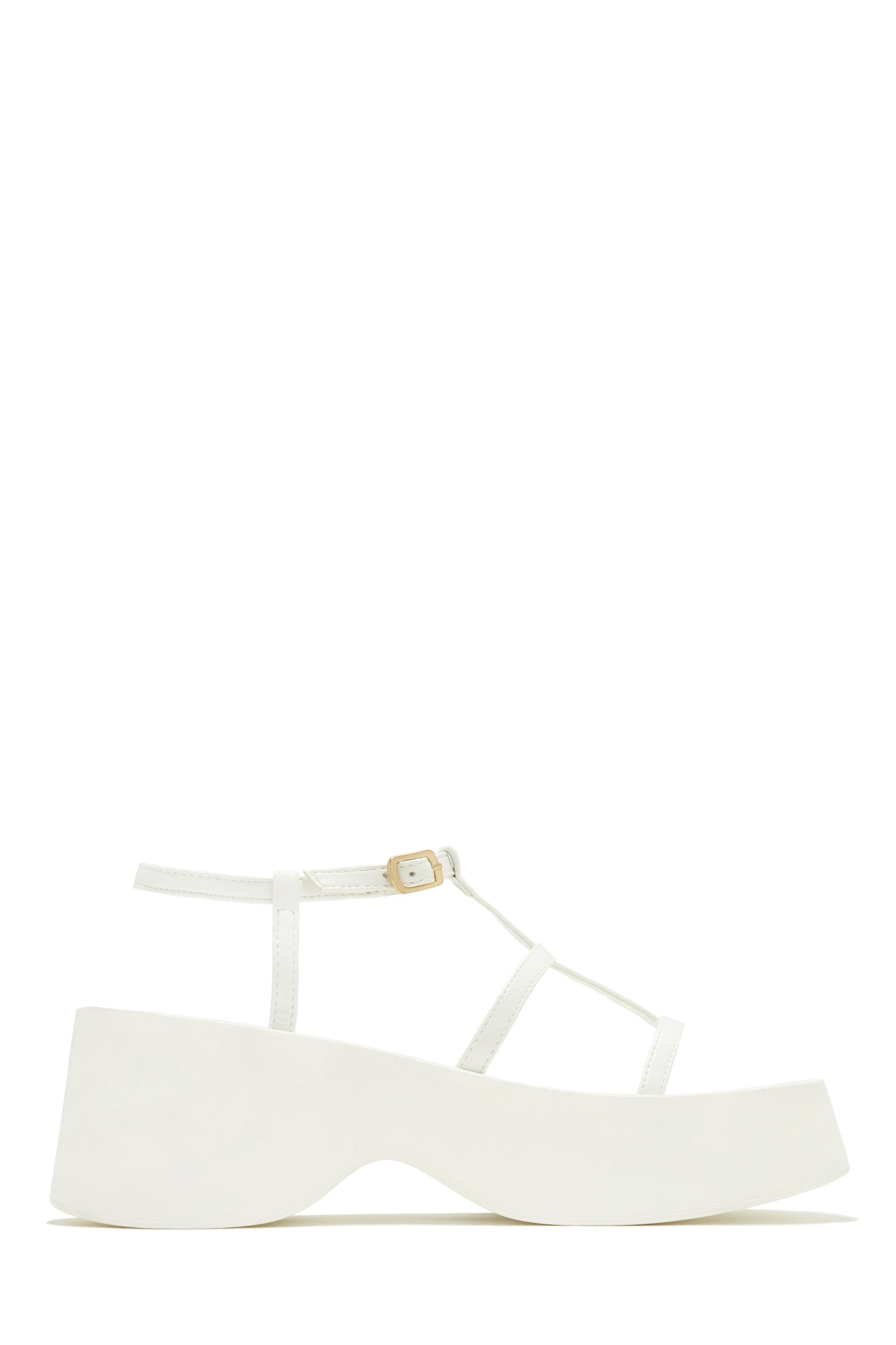 Beach Trip Flat Platform Sandals - Green