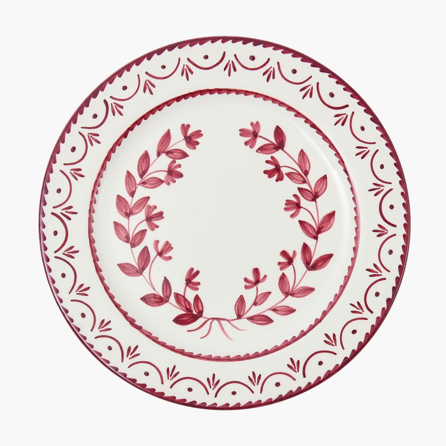 Burgundy Josephine Dinner Plates (Set of 4)
