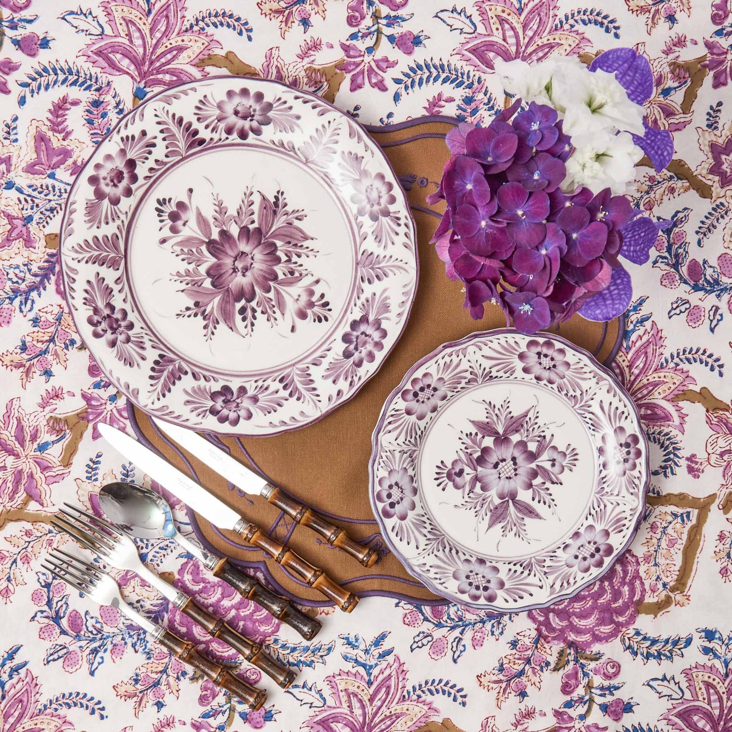 Purple Pandora Dinner Plate