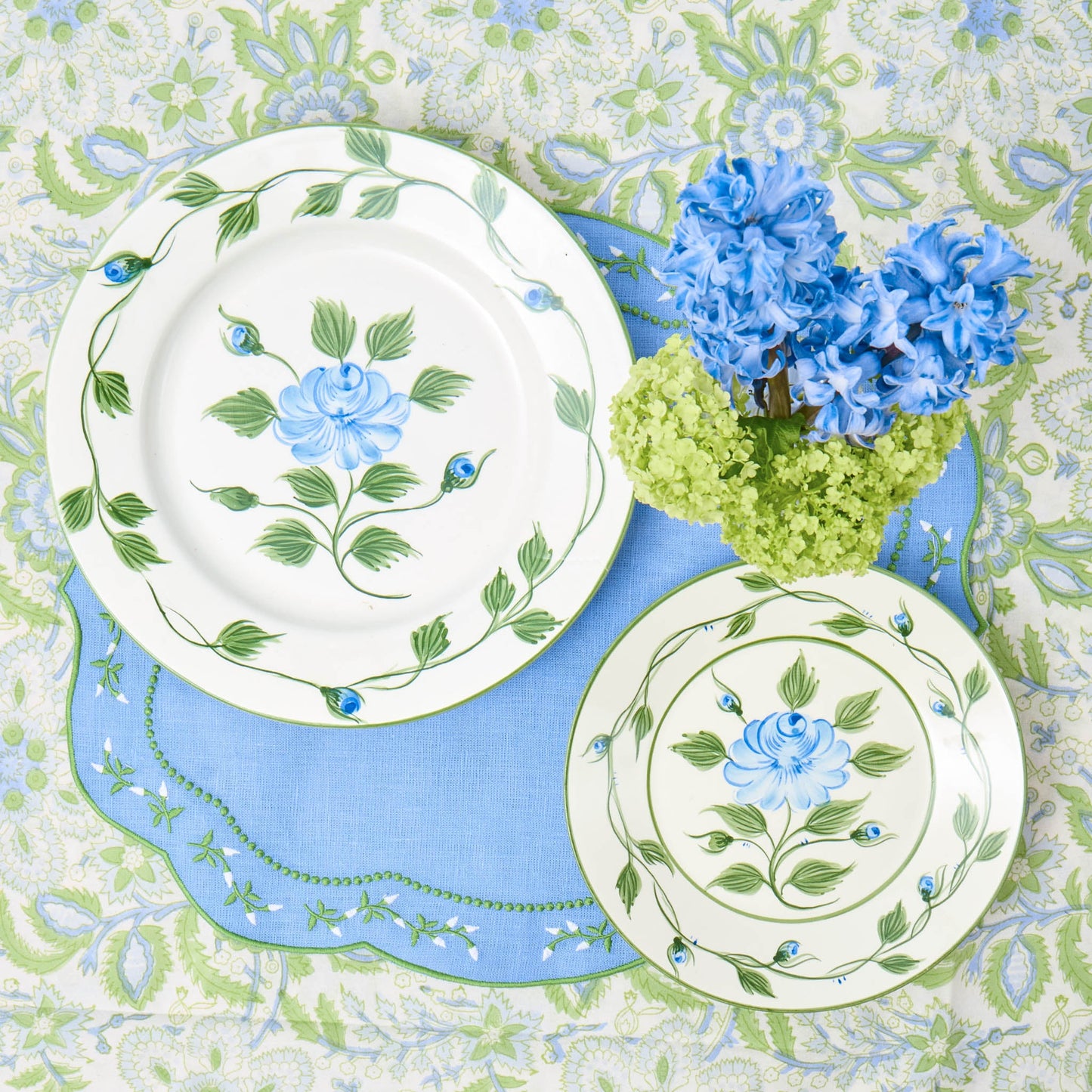 Bluebell Rose Eloise Linen Placemats (Set of 4)