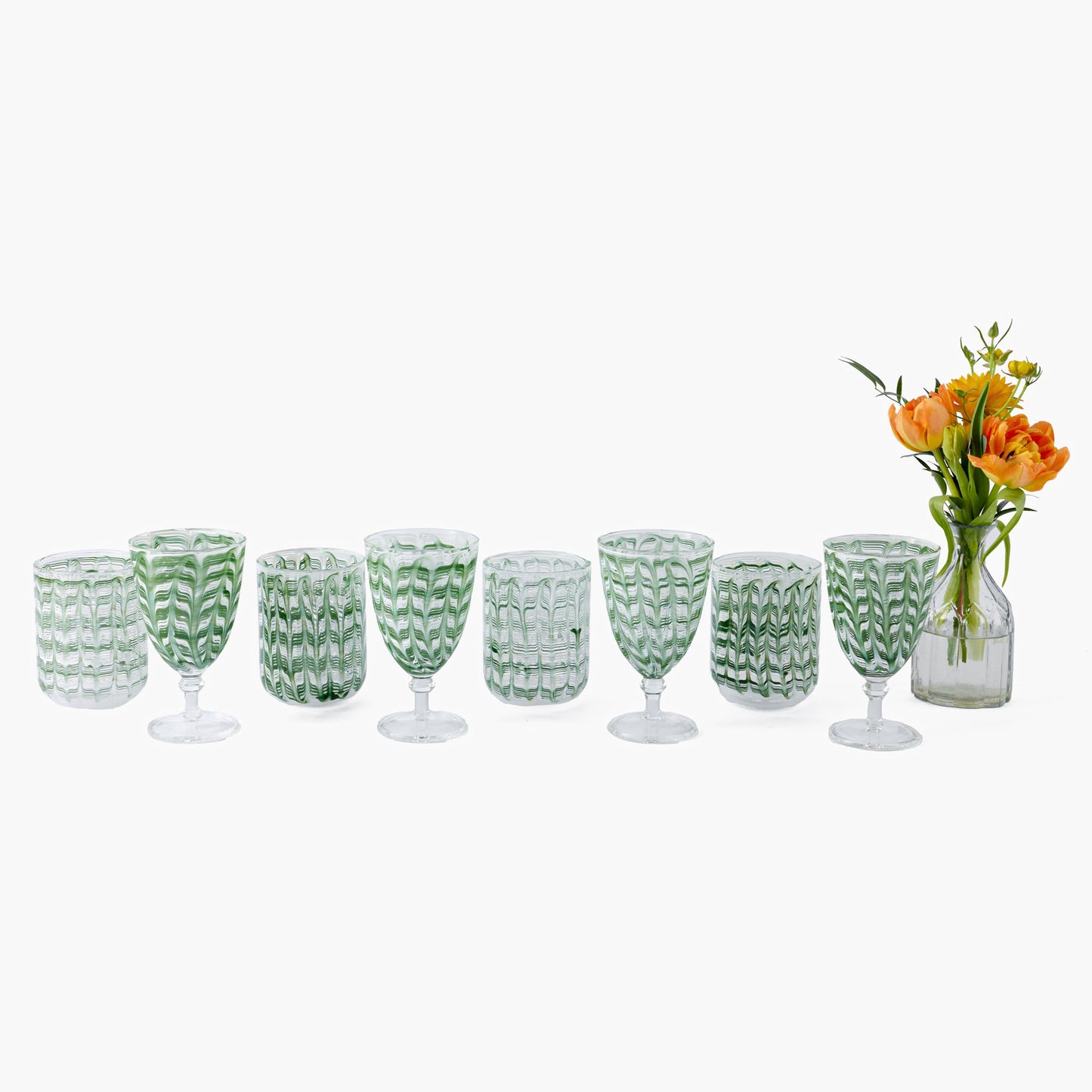 Olive Paloma Glassware (Set of 8)