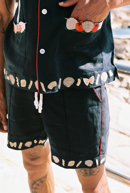 'Vongole!' Cabana (Navy)