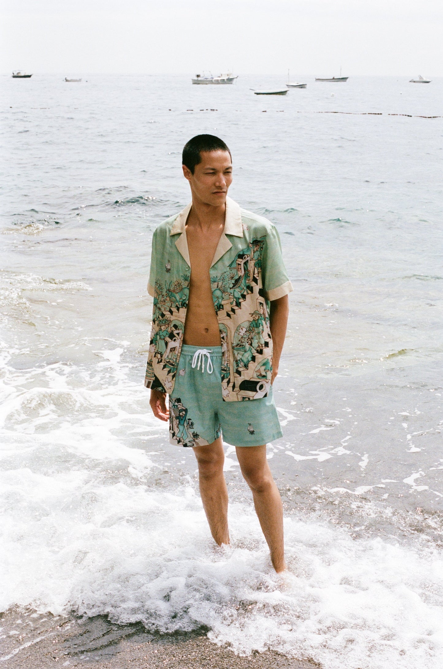 ‘Le Sirenuse’ by Lucio Liguori (Silk & Cotton Twill)