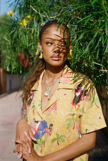 Ana Leovy x Tombolo ~ Crop Cut (Yellow)