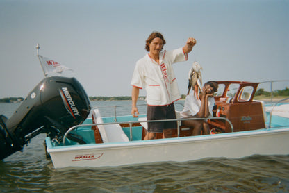 'Boston Whaler' Beach Towel Top