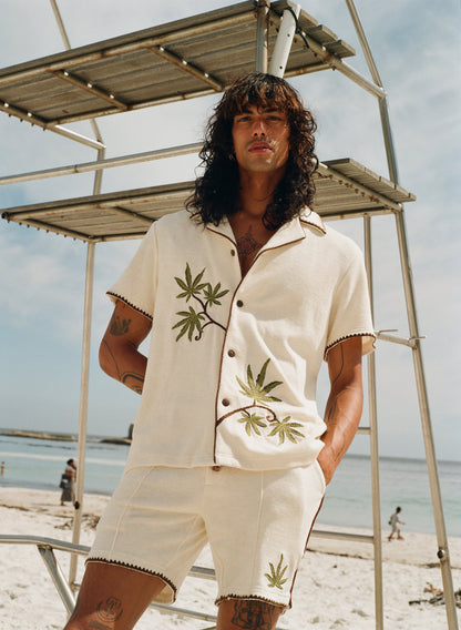 'Cabannabis' Cabana Shorts