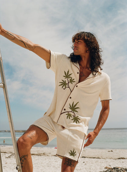 'Cabannabis' Cabana Shorts