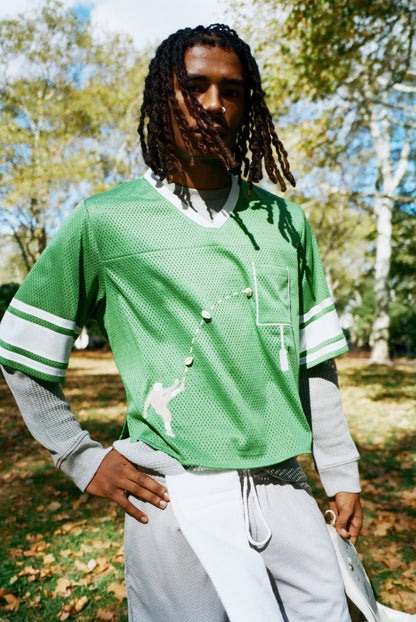 ‘Doink!’ ~ Relaxed Crop Cut (Green)