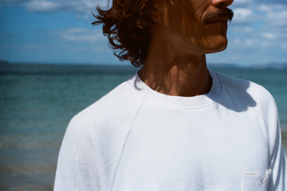 Raglan Terry Tee (White)