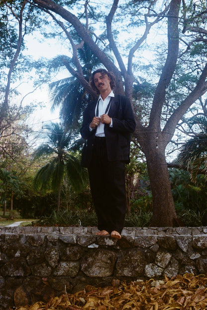 Easy-Going Pants (Black Linen)