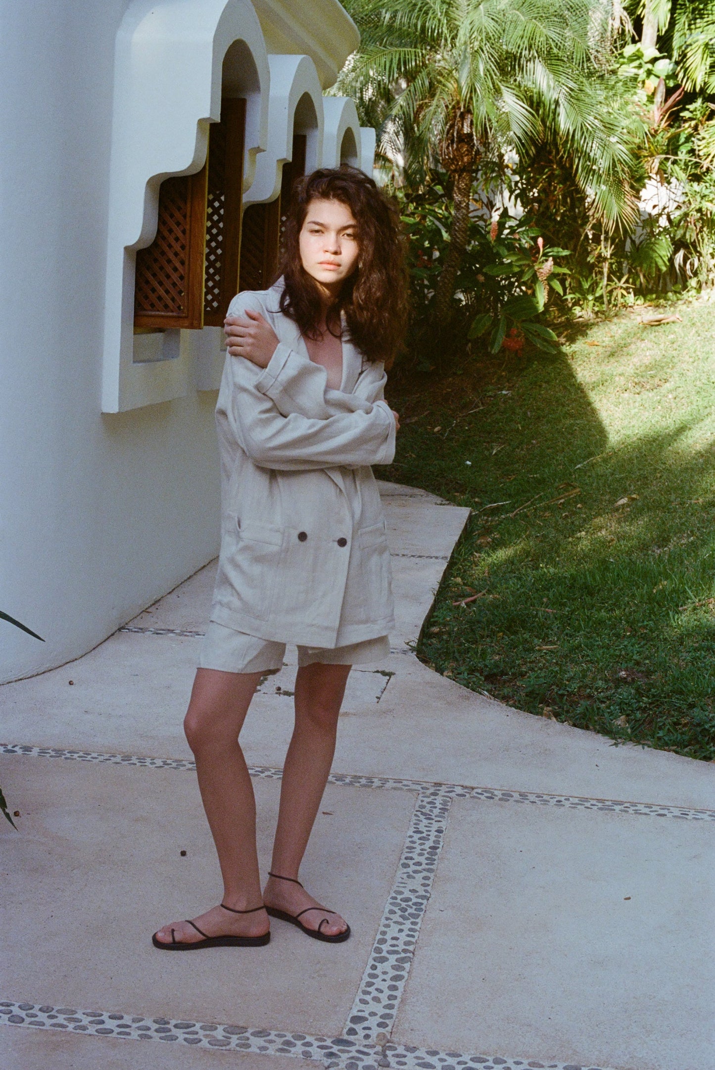Easy-Going Shorts (Sand Linen)