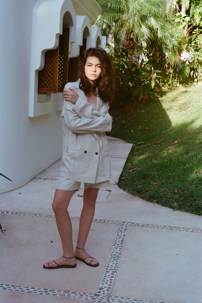 Easy-Going Shorts (Sand Linen)