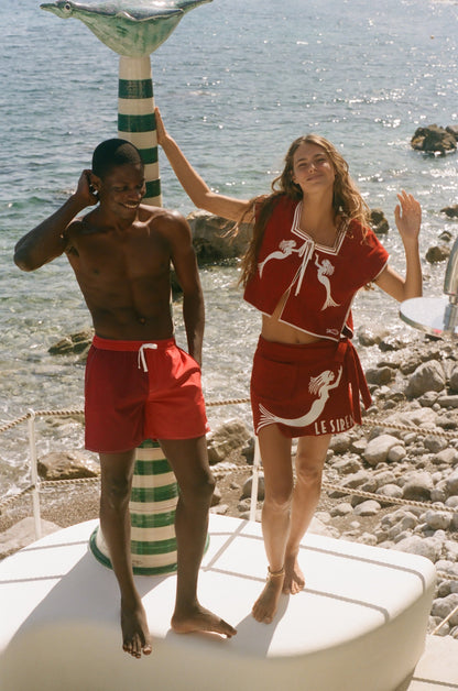 'Le Sirenuse' Hand Towel Mini Skirt