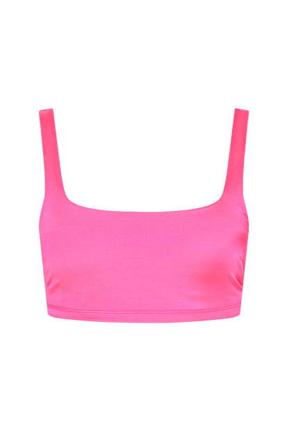 Square Neck Bikini Top | Smooth Dragonfruit