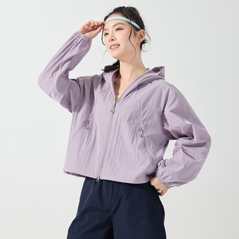 Unisex UV Protection Hooded Nylon Jacket – 10 Colors