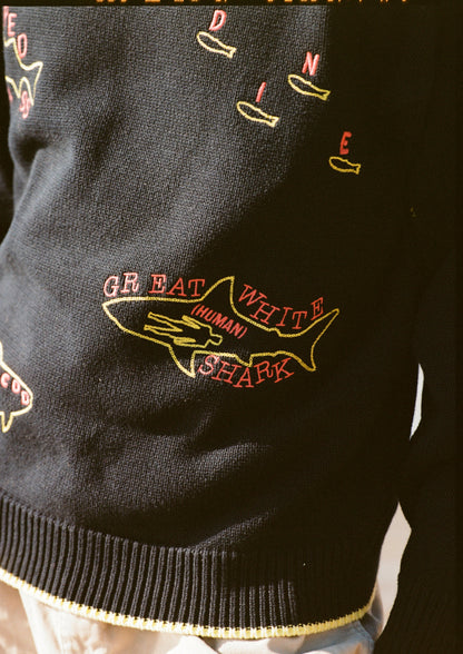 Customizable 'Fishes of the North Atlantic' Sweater