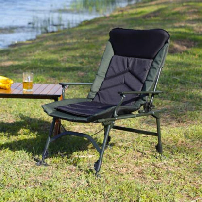 Camping Lounge Chair with Removable Footrest – Reclining Outdoor Chair
