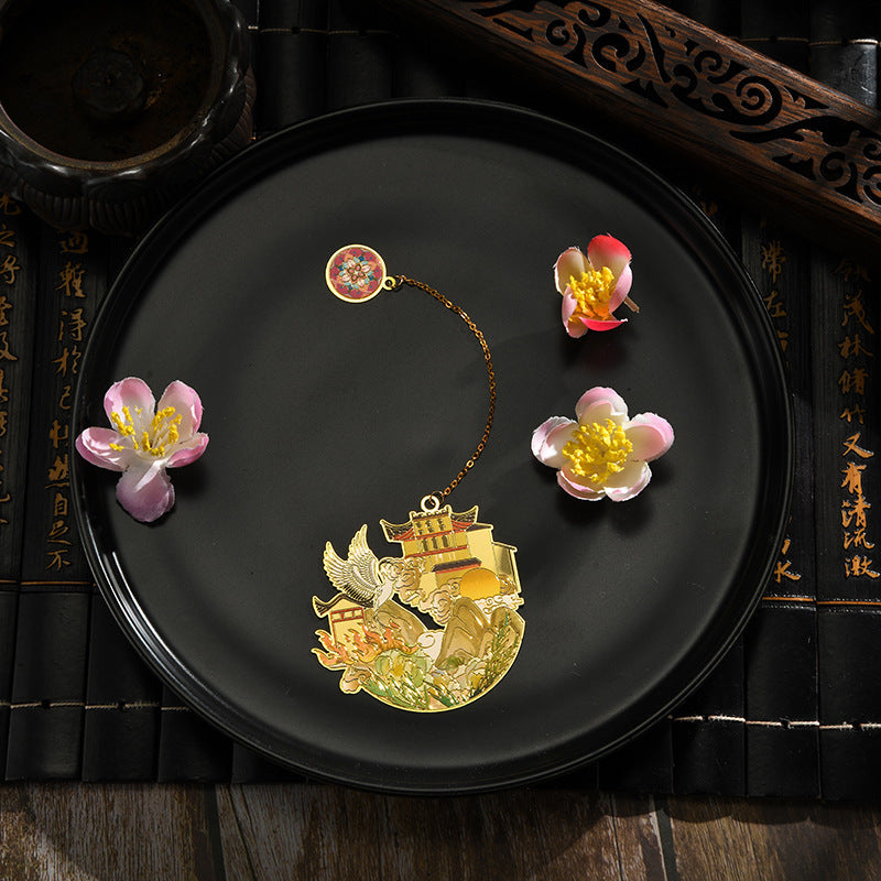 Chinese Style Flower God Classical Bookmark Teachers' Day Color Gift