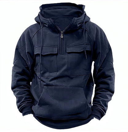 Men's Zip-Up Hoodie Sweatshirt – Casual Everyday Hoodie