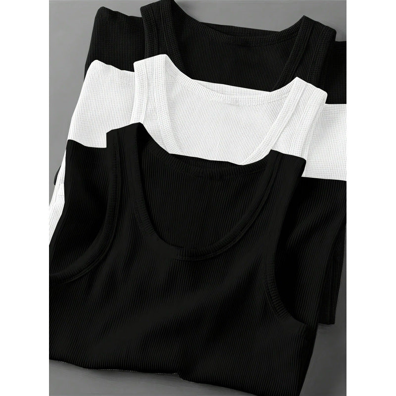 Men's Slim Fit Cotton Tank Top 3-Pack