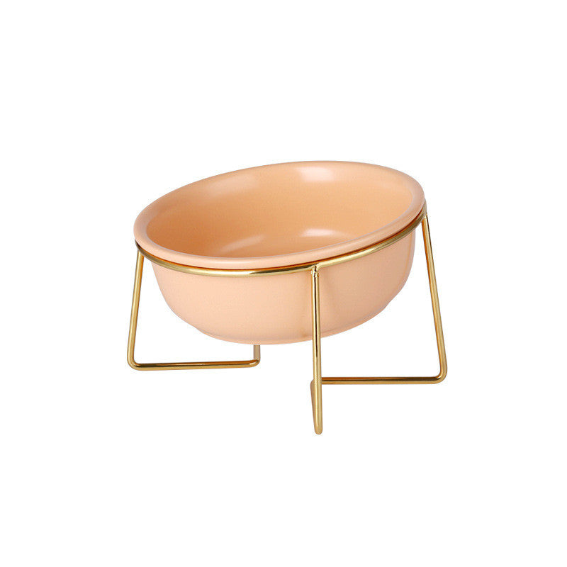 Ceramic tableware with gold frame