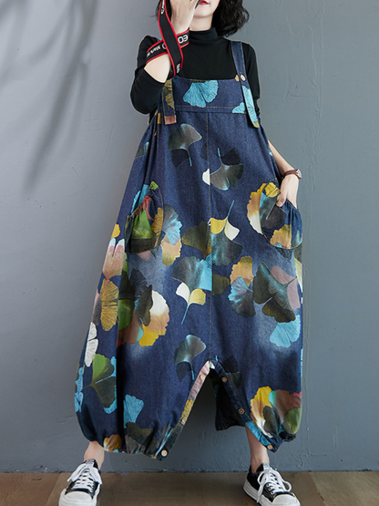 Stylish Women's Printed Salopettes | Eva Trends