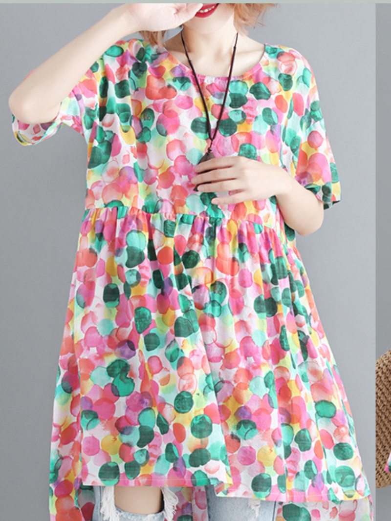 Stylish & Comfy Dots Pattern Women's Top | Eva Trends