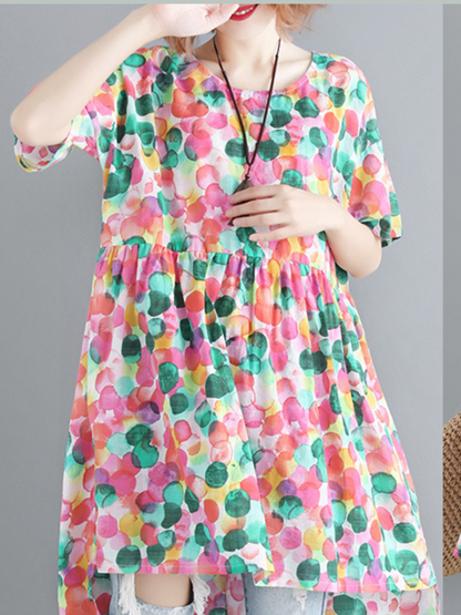 Stylish & Comfy Dots Pattern Women's Top | Eva Trends