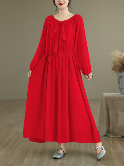 Elegant Flowy Loose A-Line Summer Dress for Women | Eva Trends