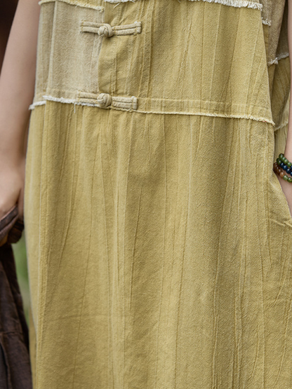 Elegant Women's Tie Dye Dress with Pocket - Eva Trends