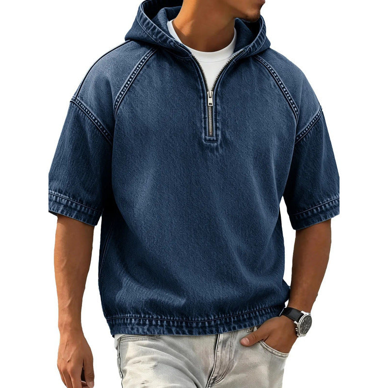 Men's Half-Zip Sports Hoodie