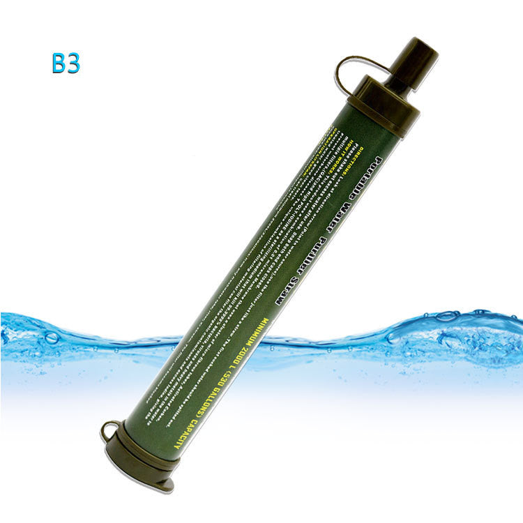 7-Stage Portable Water Purifier Straw – 99.9999% Filtration for Camping & Survival