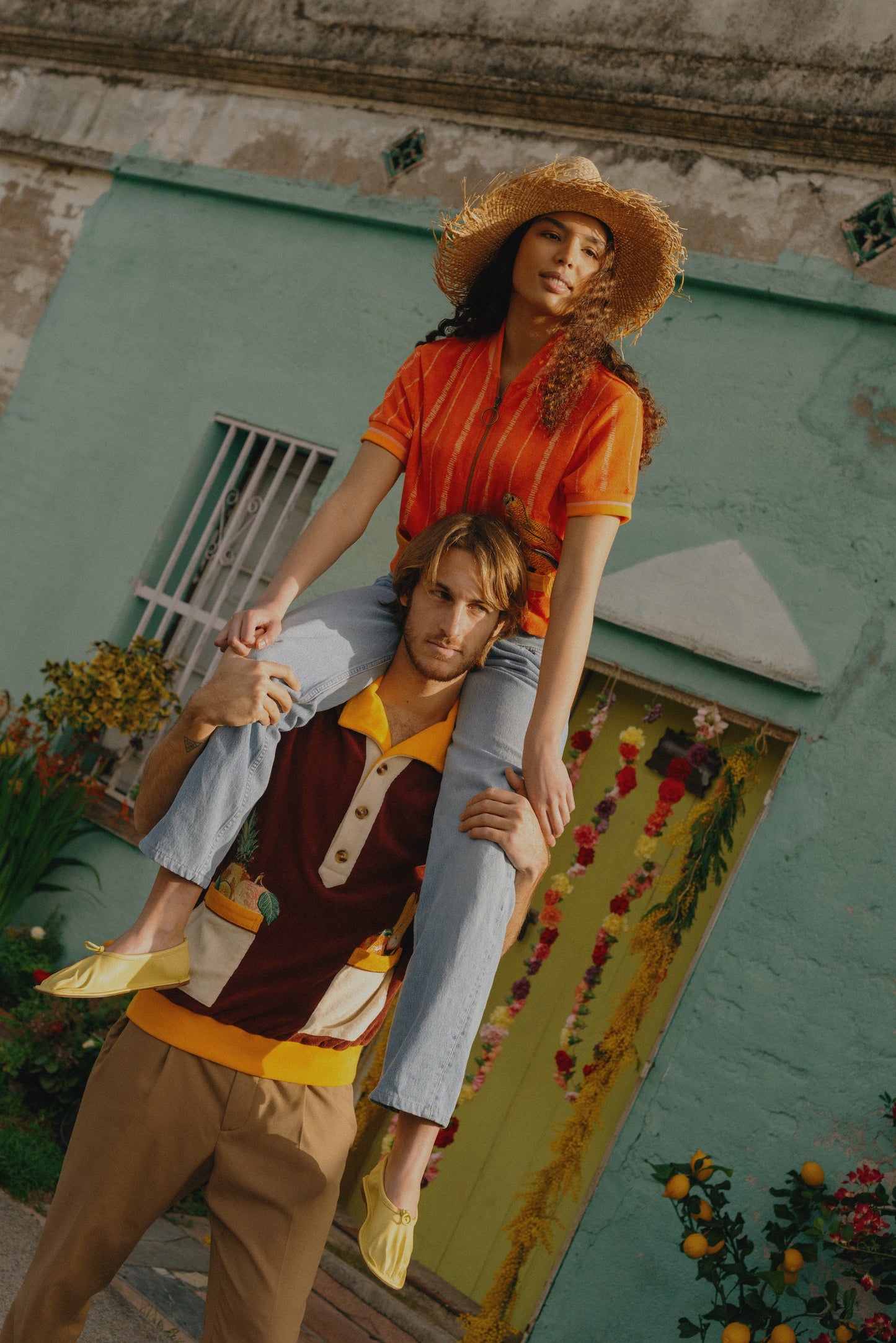 'El Pájaro Cubano' Cabana (Tangerine)