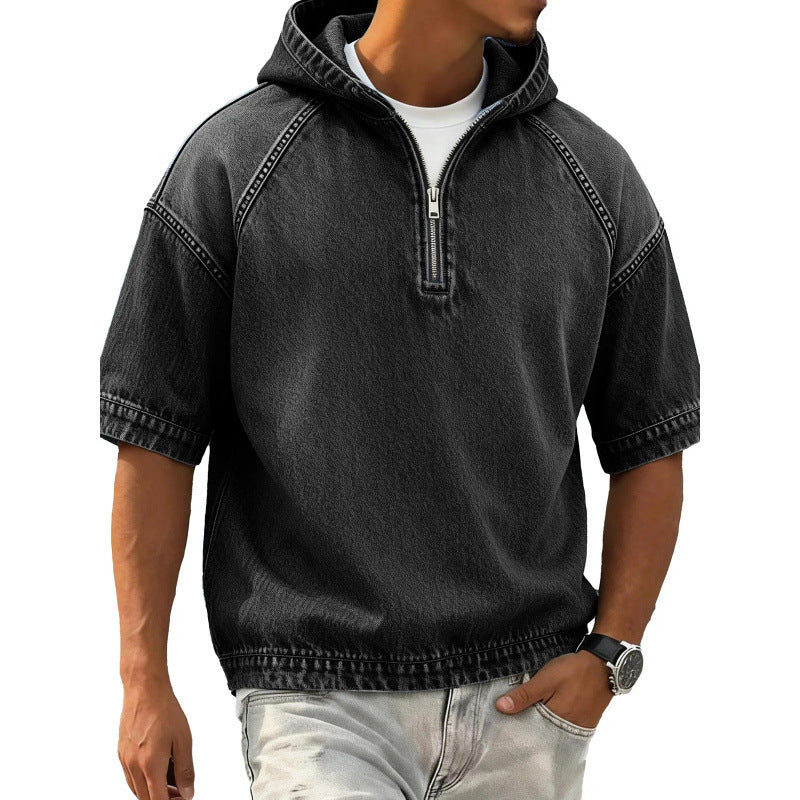 Men's Half-Zip Sports Hoodie
